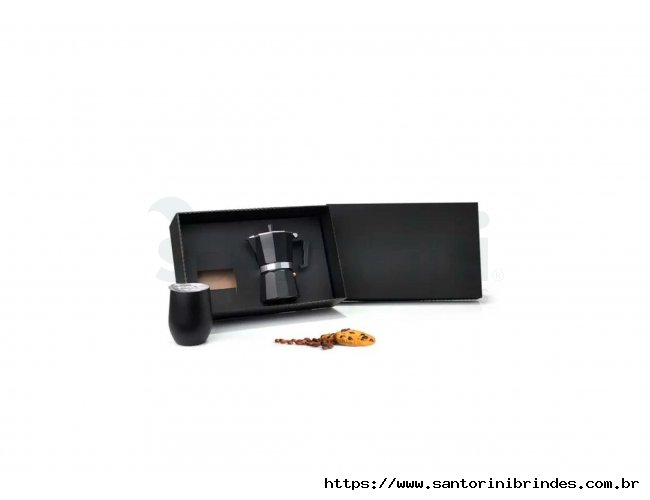 Kit Para Caf Com Cafeteira Italiana - 2 Ps